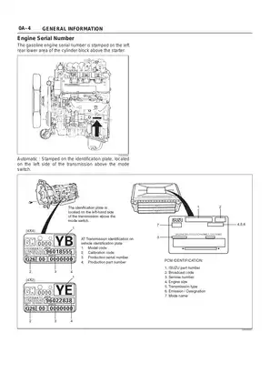 2001-2004 Isuzu Axiom workshop manual Preview image 5