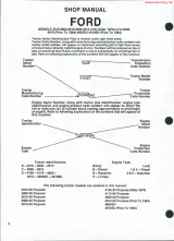 Ford 2310, 2600, 2610, 3600, 3610, 4100, 4110, 4600, 4600SU, 4610SU Tractor 1975–1983 OEM Shop Manual – preview page 1