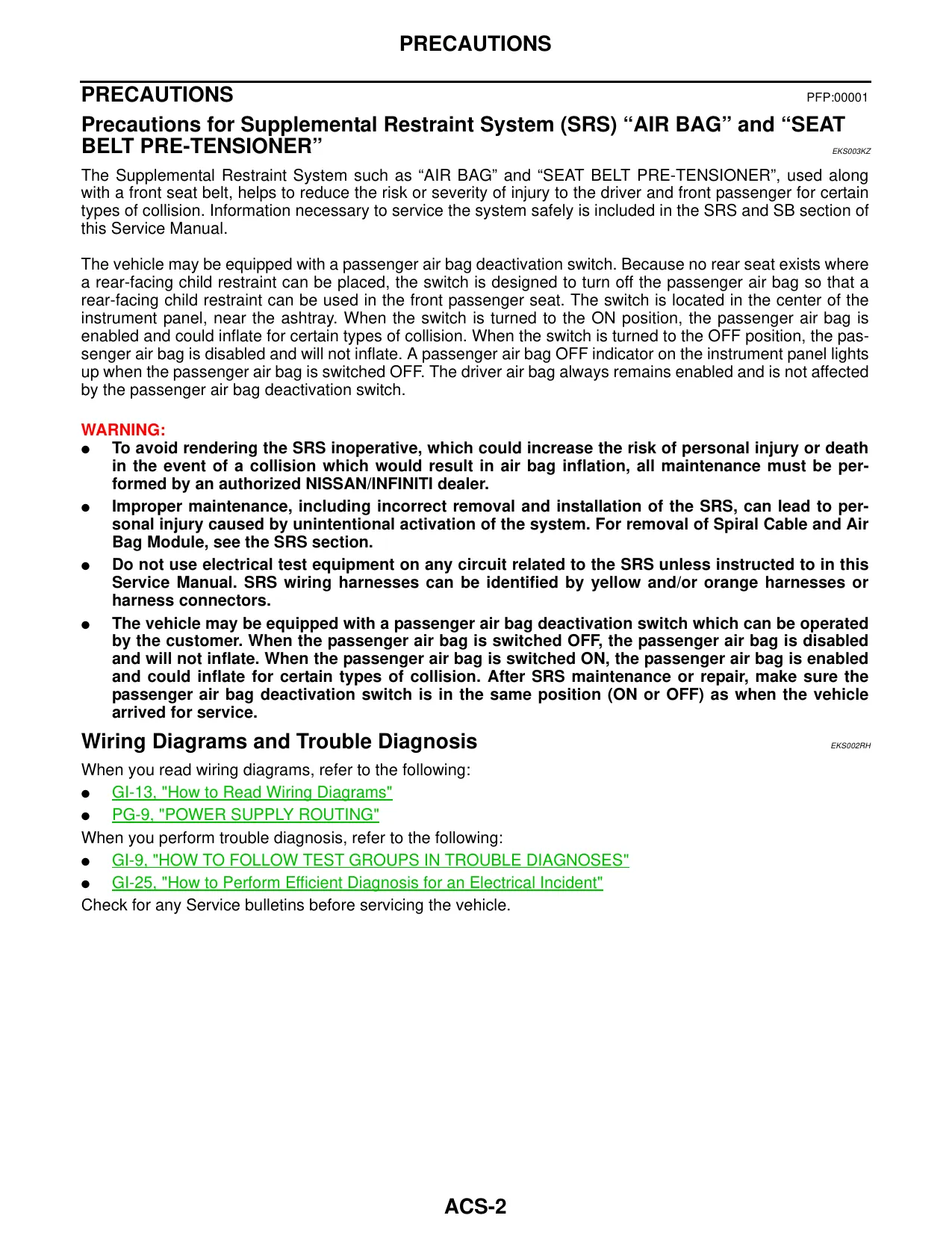 1999-2003 Nissan Frontier D22 series service manual Preview image 2