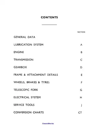 1963-1970 Triumph T120R Bonneville 650 OEM workshop manual Preview image 2