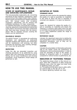 1997-2002 Mitsubishi Triton L200 service manual Preview image 3