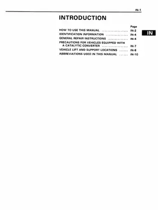 1982-1989 Toyota Tarago, Townace, Liteace repair manual Preview image 2