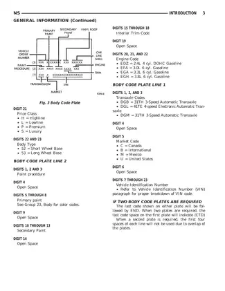 1997-1998 Chrysler Voyager shop manual Preview image 4