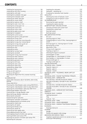 2008 KTM 450, 530, EXC-R, XCR-W repair manual Preview image 3