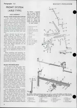 Massey Ferguson 50, 202, 204, F-40, TO 35, 35, MF3 5 Diesel, MH 50, MHF 202 tractor manual Preview image 4