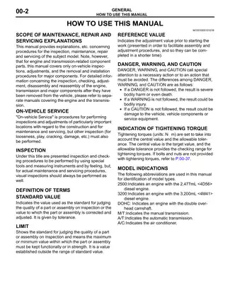 Mitsubishi Triton Service Manual (2006-2022) - Comprehensive Repair Guide Preview image 4