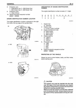 2000-2003 Hyundai Tiburon shop manual Preview image 4