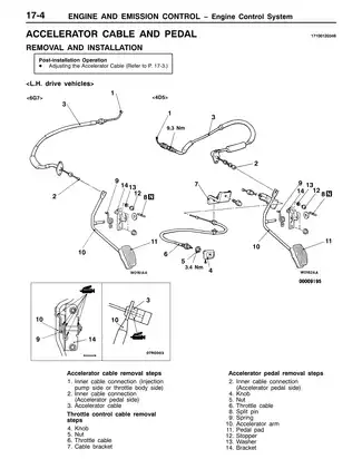 1987-1994 Mitsubishi Delica L300 manual (Engine and Emission Control) Preview image 4