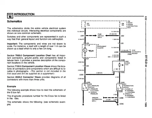 BMW 525i/535i E34 Electrical Troubleshooting Manual (1989) Preview image 4