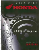 Honda CBR600RR 2003–2006 OEM Service Manual (P/N 61MEE03) – preview page 1