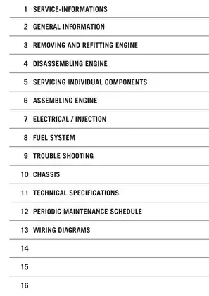 2003-2007 KTM 950 Adventure, 990 Adventure, 990 Super Duke, 950 Supermoto, 950 Super Enduro repair manual Preview image 5