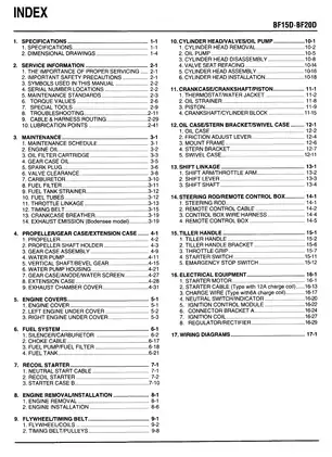 Honda Mariner BF15D, BF20D outboard motor service manual Preview image 2