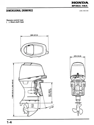 Honda Mariner BF35A, 45A BF40A, 50A outboard motor manual Preview image 5