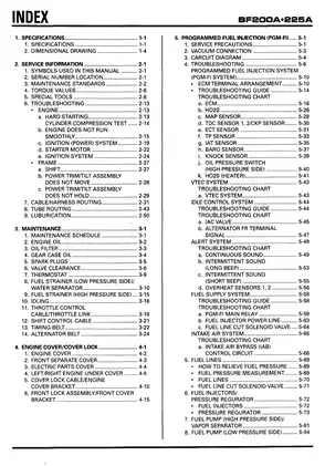 Honda BF200A/BF225A Outboard Motor Service Manual Preview image 3
