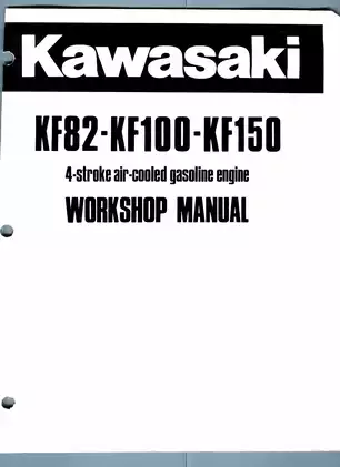 Club Car Golf Kart KF82, KF100, KF150  engine workshop manual Preview image 1