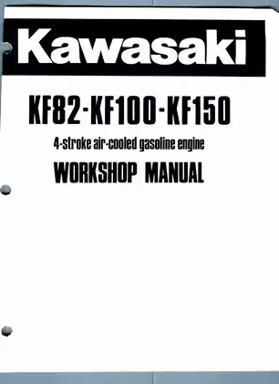 Kawasaki KF Series 4-Stroke Engine Workshop Manual (KF82/KF100/KF150)