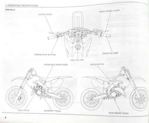 1998 Honda CR-125 R service manual Preview image 4