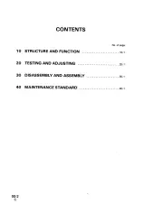 1996 Komatsu PC Series PC25-1 / PC30-7 / PC40-7 / PC45-1 Mini Excavator Service & Repair Manual (P/N SEBM020S0707) – preview page 2