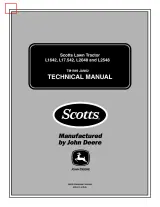 Scotts Lawn Tractor L1642, L1742, L17.542, L2048, L2548 (2002) Technical Manual (P/N TM1949) – preview page 1