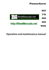 McCormick Powerfarm 60, 65, 75, 85, 95, 105 Tractor 2003 Operation and Maintenance Manual (PN 3665 926 M1) – preview page 1