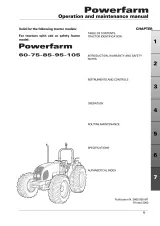 McCormick Powerfarm 60, 65, 75, 85, 95, 105 Tractor 2003 Operation and Maintenance Manual (PN 3665 926 M1) – preview page 2
