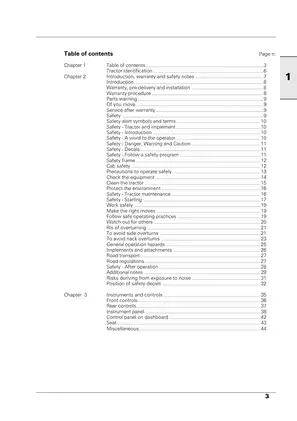 Landini Powerfarm 60, 65, 75, 85, 95, 105 utility tractor operation & maintenance manual Preview image 4