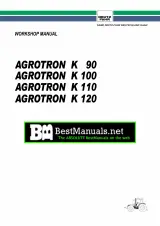2005–2007 Deutz-Fahr Agrotron K 90, K 100, K 110, and K 120 Tractor Workshop Manual – preview page 1