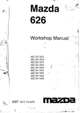 Mazda 626 GF Series 1996–2002 Service and Workshop Manual (P/N 1577–10-97D) – preview page 1