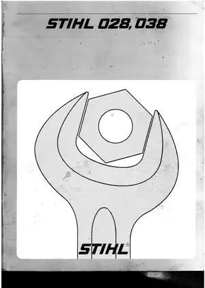 STIHL 028 and 038 Chainsaw Service Manual