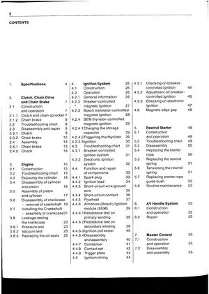 STIHL 028 and 038 Chainsaw Service Manual Preview image 3