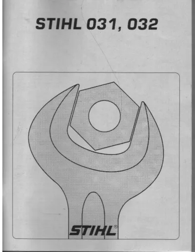 Preview: STIHL 030 / 031 Chainsaw Service Manual (P/N 1113 640 3201)