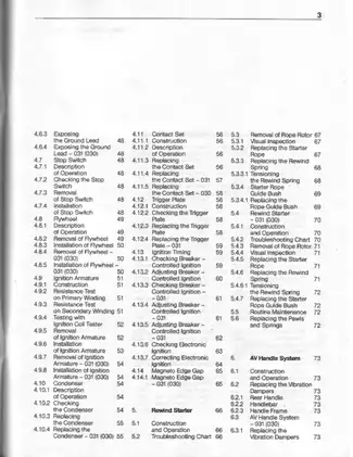 STIHL 032 AV/031 AVE Chainsaw Service Manual - Comprehensive Repair Guide Preview image 4