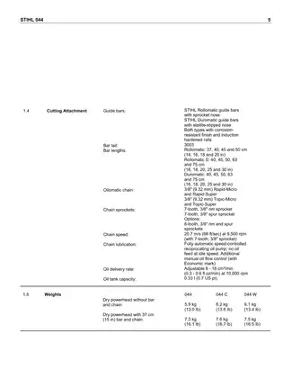 Stihl 044 chainsaw service manual Preview image 5