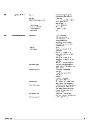 Stihl 046 chainsaw service manual Preview image 4