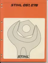 Chainsaw STIHL 051, 076 Service Manual (P/N 0455 111 0123) – preview page 1