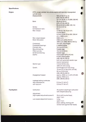 STIHL 070, 090 Chain Saw Service Manual Preview image 3