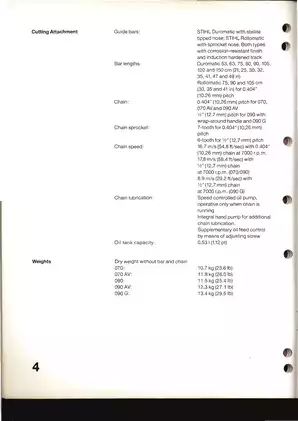 STIHL 070, 090 Chain Saw Service Manual Preview image 5