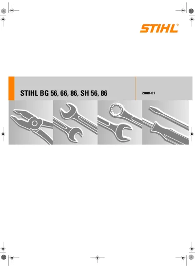 Preview: STIHL BG 56, BG 56 C, BG 66, BG 66 C, BG 86, BG 86 C OEM Service Manual