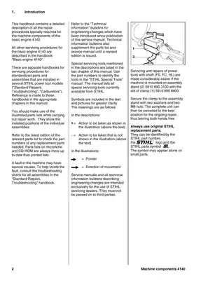 Stihl FS 55, FS 65, FS 65-4, 55 C, 55 R, 55 RC, 55T, 55 TC brushcutters parts list manual Preview image 2