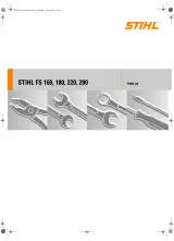 Stihl FS 160, 180, 220, 280 Clearing Saw 1989–2004 Service Manual (P/N 0000 961 0608) – preview page 1