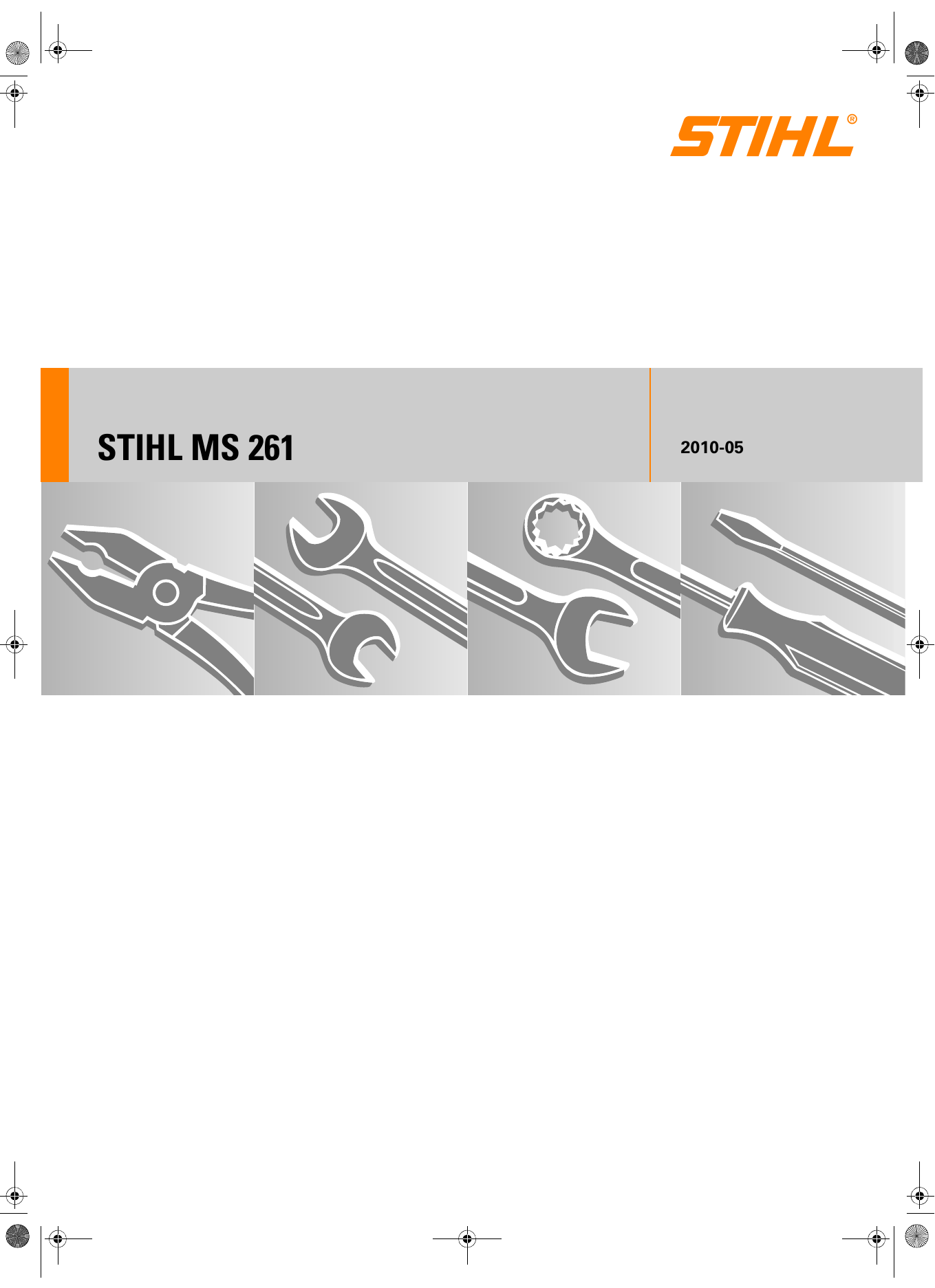Stihl MS 261 Brushcutter manual Preview image 1