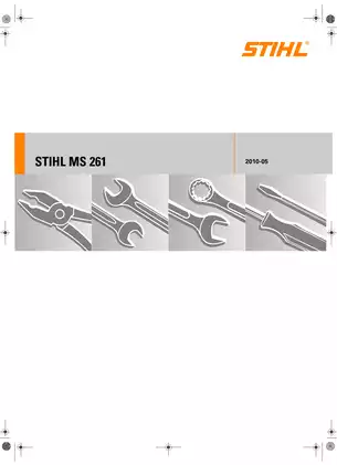 STIHL MS 261, MS 261 C Chainsaw Service Manual