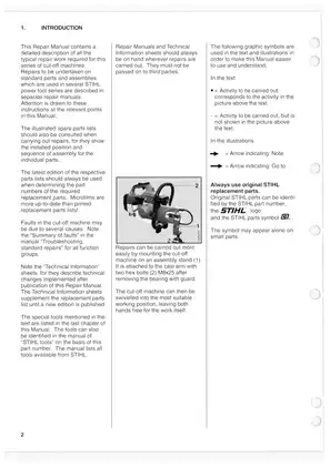 STIHL TS 400 Cut-Off Machine Repair Manual - Comprehensive Guide Preview image 3