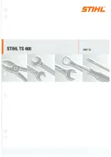 1997–2012 STIHL TS 460 Super Cut Saw Service Manual (P/N 42210213000) – preview page 1