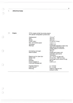 STIHL TS 460 Cutquik Service Manual - Repair and Maintenance Guide Preview image 4