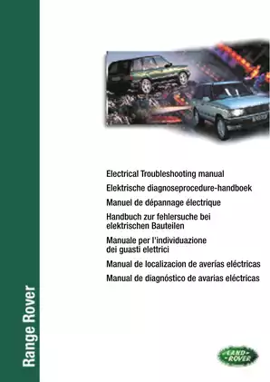 1995-2002 Range Rover P38 repair manual Preview image 1