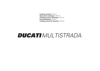 Preview: Ducati Multistrada 1000DS Parts List for 2003–06 Models