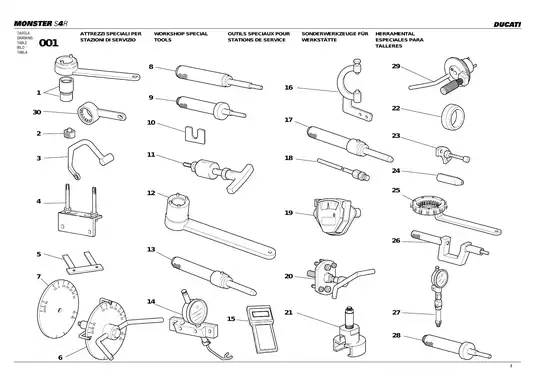2003-2008 Ducati Monster S4R parts manual Preview image 4