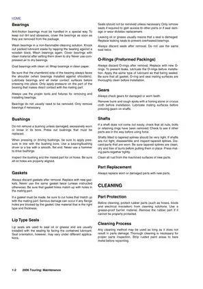 2006 Harley Davidson Road King FLHRC Touring repair manual Preview image 4