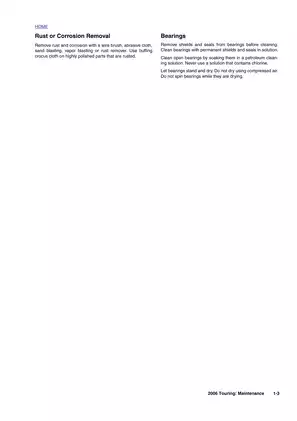 2006 Harley-Davidson Touring Maintenance Manual Preview image 5